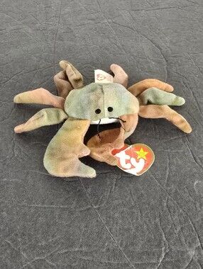 Rare TY McDonalds Teenie Beanie Baby Claude The Crab Tag 1993 With Errors